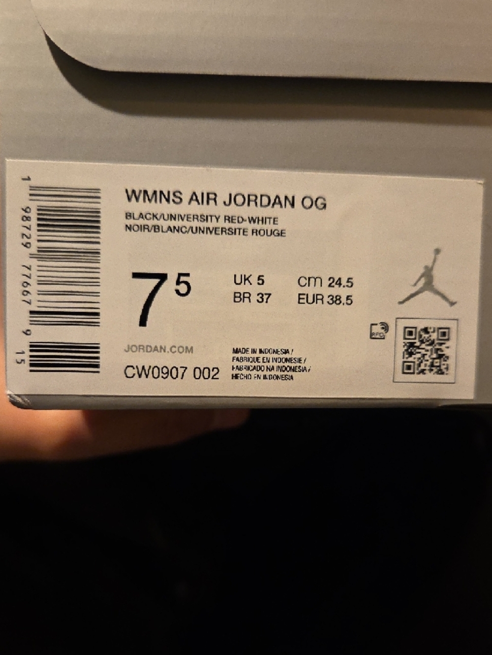 Air Jordan OGWomen's Shoes - Picture 6 of 6